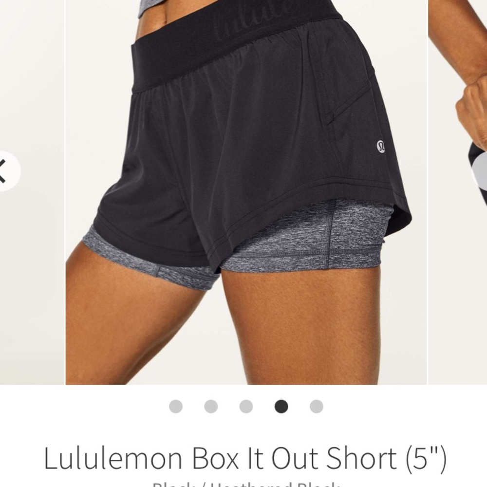 IN SEARCH OF Lululemon box it out shorts size 10